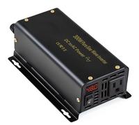 Convertisseur Onduleur Sinusoïdal Pur 300 W 24V 220V Convertisseur De Générateur Panneau Solaire 12V/36V/48V/72V/9 V CC vers 100V/110V/120V/230V/240V CA Power Inverter(12V,220V)