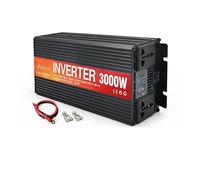 Convertisseur Onduleur Sinusoïdal Pur 3000 W 4000 W 5000 W Convertisseur Tension DC 12 V/24 V vers AC 220 V Alimentation Double Prise Écran LCD Onduleur(24V to 220V,3000W)