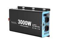 Convertisseur Onduleur Sinusoïdal Pur Puissance Crête 6000 W 12V CC vers 230V CA 50 Hz Prise UE Convertisseur Voltmètre LCD pour Voiture Puissance Continue 3000 W Onduleur