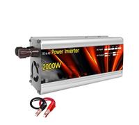 Convertisseur Onduleur Solaire 12 V 220 V 500 W 1000 W 1500 W 2000 W Transformateur Tension Chargeur Automatique Convertisseur Puissance Voiture Convertisseur Pur Sinus(2000W 12V)