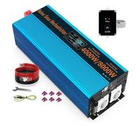 Convertisseur Onduleur Solaire À Onde Sinusoïdale 24 V 230 V 8000 W 50 Hz CC vers CC pour Chargeur Affichage LED Chargeur USB Double Prise Onduleur