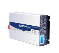 Convertisseur Onduleur Solaire À Onde Sinusoïdale 5000W 6000W 8000W 12 V 24 V 48 V 60 V vers 110 V 220 V CA Chargeur Voiture Alimentation Maison Et Camping-Car Transformateur(60V,230V 50HZ_8000W)