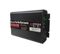Convertisseur Onduleur Solaire Hybride 5000 W DC 12 V 24 V 48 V vers AC 220 V Chargeur 5 KW À Onde Sinusoïdale Chargeur Portable 12 V 220 V Onduleur(48V,240V(50HZ),Europe)