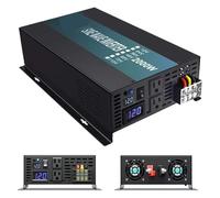 Convertisseur Onduleur Solaire Onde Sinusoïdale pour Convertisseur 1000W/1500W/2000W/2500/3000W/5000W/8000W 12V/24V/48V DC 110V/120V/220V/230V AC Onduleur(2000W LED Display,24V,220V-230V)