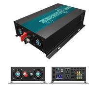 Convertisseur Onduleur Solaire Onde Sinusoïdale pour Convertisseur 1000W/1500W/2000W/2500/3000W/5000W/8000W 12V/24V/48V DC 110V/120V/220V/230V AC Onduleur(U5 3000W LED Display,24V,110-120V)