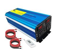 Convertisseur Onduleur Solaire pour Voiture, Double Prise Universelle Affichage LED Onduleur Sinusoïdal Pur 12/24/48 V 4000/8000 W Onduleur(48V 220V 8000W)