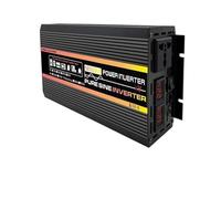 Convertisseur Onduleur Solaire pour Voiture Transformateur Tension DC12/24V vers AC 220V 60Hz Convertisseur De Prise Onduleur À Onde Sinusoïdale Pure(24V,12000W)