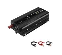 Convertisseur Onduleur Universel 50 Hz/60 Hz pour Voiture 1500 W/2000 W/2600 W 12 V CC vers 220 V CA Adaptateur Batterie(12V,2600W Black,Universal 50Hz)