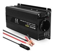 Convertisseur Onduleur Voiture 12 V 220 V Puissance 500 W/1500 W/2000 W/2600 W/3000 W Convertisseur Prise UE 12 Volts 220 V(12V 220V 2600W)