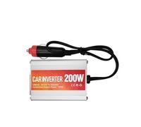 Convertisseur Onduleur Voiture 200 W 400 W 600 W 12 V vers 220 V CA 50 Hz Onde Sinusoïdale Modifiée Convertisseur Puissance CC avec Chargeur USB Transformateur(200W (Rated 100W))