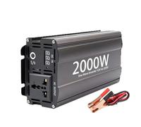 Convertisseur onduleur Voiture Onduleur Onde Sinusoïdale pour 12v/24v DC 110v/220v AC 5500W 5000W 4400/4000W 3000W 2000W Convertisseur Tension Énergie Solaire(2000W,220V 50Hz,24V)