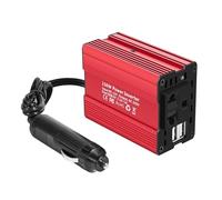 Convertisseur onduleur Voiture Onduleur Puissance 150W/300W 200W/400W 12V DC À 110V/220V AC Adaptateur Prise Voiture Convertisseur Sortie avec Ports Charge Rapide(150W 12V 220V 50HZ)