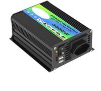 Convertisseur onduleur Voiture Onduleur Puissance Voiture 300W 3000W 12V DC 220V AC Prise Double USB 42a Charge Rapide 8 Protections Lumière LED USB Gratuite(Brazil 12V 110V)