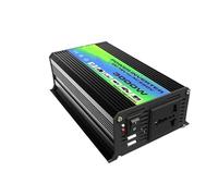 Convertisseur onduleur Voiture Onduleur Puissance Voiture 300W 3000W 12V DC À 110V/220z Double USB Charge Rapide 8 Protection Indicateur LED Lumière Gratuite(12V 220V1)