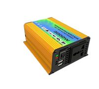 Convertisseur onduleur Voiture Onduleur Puissance Voiture 300W 3000W 12V DC À 110V/220z Double USB Charge Rapide 8 Protection Indicateur LED Lumière Gratuite(12V 220V)