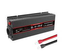 Convertisseur Onduleurs 12 V vers 220 V 50/60 Hz pour Sinusoïdale pour 12 V 220 V Continu 1200 W Crête 2500 W Écran LCD Ventilateur Prise UE Onduleur(DNB-1200W-220V-EU)