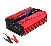 Convertisseur Ondulr Sinoïdal Pur 12V vers 110V CA 16000W - 4000W Convertissr Puissance 60Hz Accessoires Voiture Solaires avec LED Et Prise Américaine(24V 110V 4000W 60HZ)