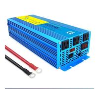 Convertisseur Ondulr Sinoïdal Pur 4000W 5000W DC 12V/24V vers AC 110V/127V Convertissr Solaire À Affichage LED Prise/Un(5000W 24V-127V)