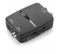 Convertisseur Optique vers RCA - Marmitek Connect DA21 - Adaptateur Toslink ou coaxial vers analogique - Technologie Wolfson DAC pour la meilleure reproduction sonore - Taux d'échantillonnage 192kHz