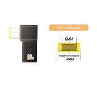 Convertisseur PD avec déclencheur de charge et tête lumineuse, adaptateur d'alimentation cc vers Type C femelle, pour ordinateurs portables Lenovo/Dell/HP/ASUS