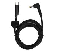 Convertisseur PD CC, câble de charge USB-C vers CC 4,0 x 1,7 mm pour chargeur rapide 65 W avec attache-câble, alimentation portable