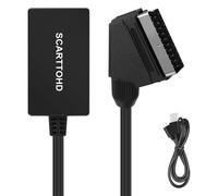 Convertisseur péritel vers câble adaptateur HD 720p 1080p audio vidéo pour téléviseur, moniteur, projecteur