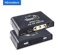 Convertisseur péritel vers HDMI 3 en 1 composite AV s-vidéo convertisseur de câble péritel vers HDMI entrée RCA vers sortie HDMI pour wii DVD HDTV check note