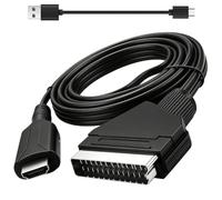 Convertisseur Péritel vers HDMI Adaptateur Péritel vers HDMI HD 720P/1080P | Péritel vers HDMI Tout en Un avec USB Câble Vidéo Audio pour HDTV STB VHS Xbox PS3 DVD Blu-ray