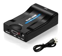 Convertisseur Péritel vers HDMI - GENERIQUE - Adaptateur Audio Vidéo - Full HD 1080P - Noir