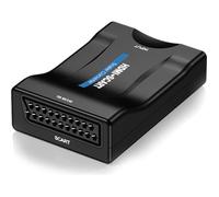 Convertisseur péritel vers HDMI - TD® - Répartiteur TV - 1 x HDMI - 1 x SCART - Résolution 1920x1080
