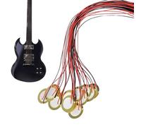 Convertisseur piézoélectrique, convertisseur de disque piézo | Contact Mike Convertisseur de micro à contact pour guitare, ukulélé, guitare acoustique, violon, taille M