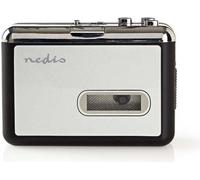 Convertisseur portable de cassettes USB en MP3 de Nedis avec câble USB et logiciel