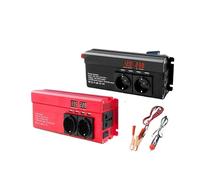 Convertisseur Puissance Inverseur Automatique Transformateur Puissance d'onde Sinusoïdale Modifiée par 4USB Voiture 12v 220v 2600W 2000W 1500W(12V 2600W EU Red)