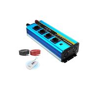Convertisseur Puissance Onduleur 8000W/6000W/4000W Onde Sinusoïdale pour DC12V DC24V À AC220V Prise LCD Affichage Inverseur Puissance Voyage RV/Yacht(12V-220V-8000W)
