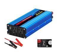Convertisseur Puissance Onduleur À Onde Sinusoïdale pour 1000W-4000W DC 12V/24V AC 110V 60hz Adaptateur Convertisseur Chargeur Puissance Prise Américaine(24V3000W 110V 60Hz)