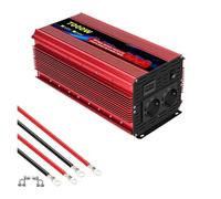 Convertisseur Puissance Onduleur Puissance Onde Sinusoïdale pour Prise UE 3500/4500/5000/6000W 12V DC 220V AC 50HZ Convertisseur Tension avec LCD Intelligent(7000W EU)
