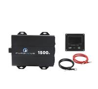 Convertisseur Pur Sinus 1500W/3000W Beeper PS-HP1500-12V DC vers 220V AC - en Option : écran, câbles et Ecran de contrôle - Idéal Camping-Car et Van (Convertisseur 1500W 2 câbles + Ecran de contrôle)