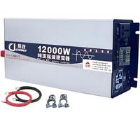 Convertisseur Pur Sinus 2200W 3000W 4000W 5000W 6000W 8000W 10000W 12000W 16000W Onduleur DC 12V/24V/48V/60V/72V à AC 220V/230V Power Inverter Transformateur pour RV Voiture Camion(12000W,48Vto110V)