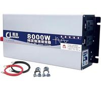 Convertisseur Pur Sinus 2200W 3000W 4000W 5000W 6000W 8000W 10000W 12000W 16000W Onduleur DC 12V/24V/48V/60V/72V à AC 220V/230V Power Inverter Transformateur pour RV Voiture Camion(8000W,48Vto110V)