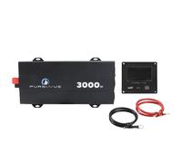Convertisseur Pur Sinus 3000W/6000W Beeper PS-HP3000-12V DC vers 220V AC - Option : écran, câbles et télécommande - Idéal Camping-Car et Van (Convertisseur 3000W 2 câbles + Ecran de contrôle)