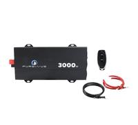 Convertisseur Pur Sinus 300W/6000W Beeper PS-HP1500-12V DC vers 220V AC - en Option : écran, câbles et télécommande - Idéal Camping-Car et Van (Convertisseur 3000W 2 câbles + Télécommandes)