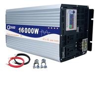 Convertisseur Pur Sinus 3500W 4000W 5000W 6000W 8000W 12000W 16000W Onduleur Solaire Voiture DC 12V 24V 48V 60V 72V à AC 220V 230V 240V Onduleur Onde Sinusoïdale Pure Power Inverter(16000W,72Vto220V)