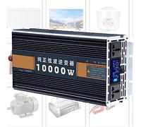 Convertisseur Pur Sinus 4000W 5000W 6000W 7000W 8000W 10000W 12000W Onduleur Solaire Voiture DC 12V 24V 48V 60V à AC 220V 230V 240V Onduleur Onde Sinusoïdale Pure Power Inverter (24V,10000W)