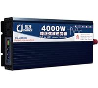 Convertisseur Pur Sinus CC 12V 24V 48V 60V 72V vers CA 230V Onduleur Sinusoïdal Pur 3500W 4000W 5000W 6000W 8000W 10000W 12000W 16000W pour Camping Car,Voiture,Système Solaire(4000W,60Vto110V)