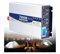 Convertisseur Pur Sinus, Convertisseur de Tension CC 12V/24V/48V/60V à AC 110V 220V 230V 240V, onduleur de Puissance avec écran LCD(12v to 110v)