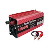 Convertisseur Pur Sinus Onde Sinusoïdale 1000 W 1600 W 2200 W 3000 W Convertisseur d'alimentation Portable DC 12 V vers AC 220 V Onduleur Solaire Voiture Voiture Onduleur(1600W)