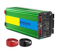 Convertisseur Pur Sinus Onduleur AC110V 60Hz 4kW/8kW Haute Puissance Voiture Convertisseur Intelligent Camping-Car Et Caravane Voiture Onduleur(J 24V 110V US 8000W)