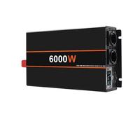 Convertisseur Pur Sinus Onduleur Sinusoïdal Pur 12 V CC 24 V vers 220 V CA 8000 W 6000 W Convertisseur Batterie Externe Portable Onduleur Solaire LCD Voiture Onduleur(6000W 24V EU)