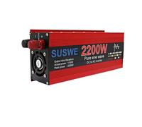 Convertisseur Pur Sinus, Onduleur sinusoïdal Pur 3000 W 12 V 24~220 110 2000 1000 Convertisseur d'alimentation CC AC Tension Adaptateur Module Transmission Convertisseur Transformateur(2200W,12V)
