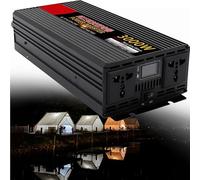 Convertisseur Pur Sinus Tension1200W/1600W/2000W/2500W/3000W/4000W/5000W/6000W/8000W DC 12V/24V/48V/60V/72V à AC 110V/220V 230V Transformateur Tension Puissance Onduleur Solaire(3000W,48Vto110V)